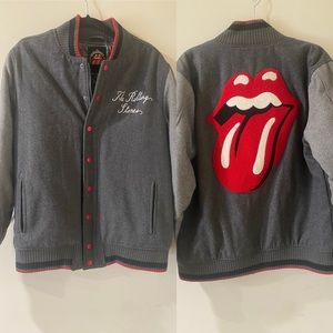 ROLLING STONES OFFICIAL LETTERMAN JACKET NWOT